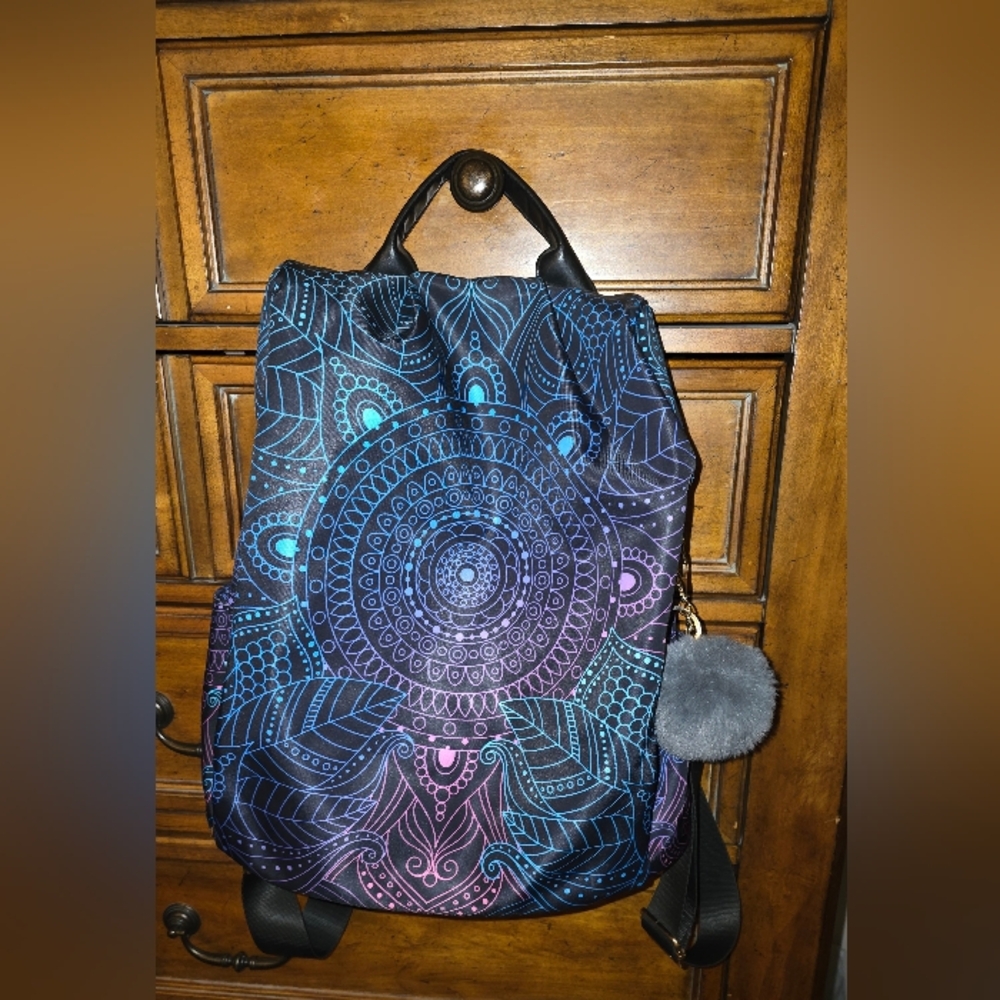 Mandala Patterned Backpack
